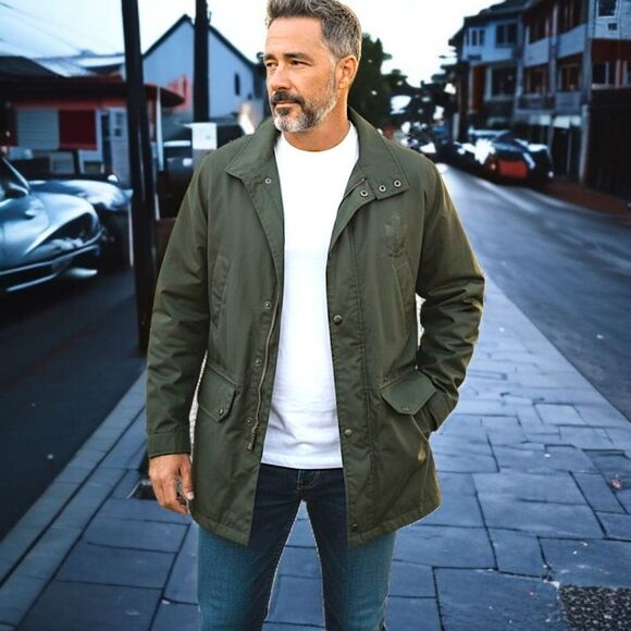 Carhartt Prof Tech Coat XL Mens Netherlands Green Quilted Chore Utility Barn Vtg - Picture 16 of 16